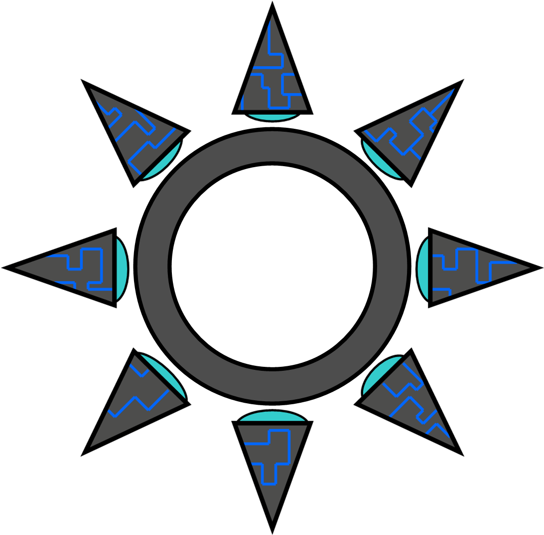 The Star-moon Alliance Created A Unique Design Of Land - Simple Sun And Moon - Free Transparent PNG Clipart Images Download. - Transparent PNG Free Download