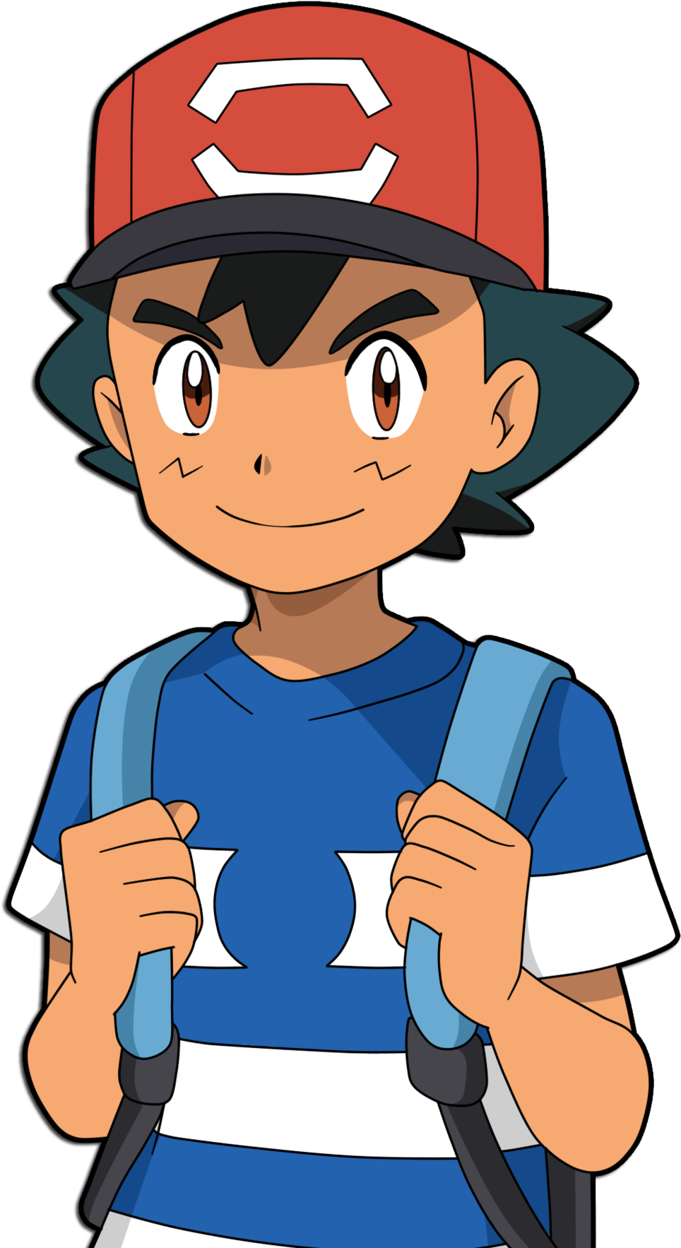 Satoshi/ash Sun And Moon Anime By Waitochan - Ash Sun And Moon - Free Transparent PNG Clipart Images Download. - Transparent PNG Free Download
