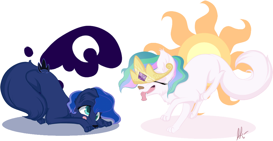 Princesses Moon Moon N' Sun Sun By Lolepopenon - Sun And Moon Princesses - Free Transparent PNG Clipart Images Download. - Transparent PNG Free Download