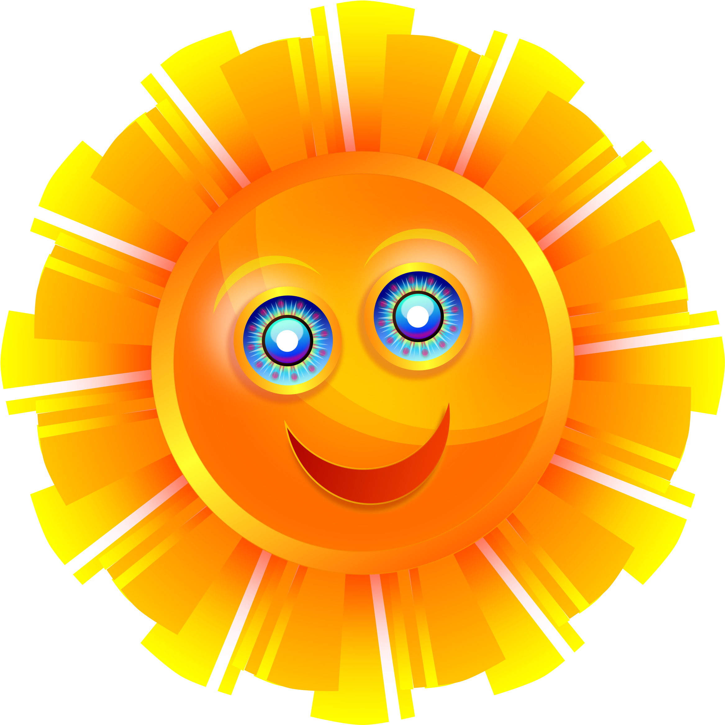 Happy Sun Vector Clipart Free Cc0 Images - Animated Sun Clip Art - Free Transparent PNG Clipart Images Download. - Transparent PNG Free Download