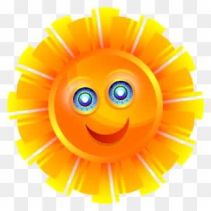 Happy Sun Vector Clipart Free Cc0 Images - Animated Sun Clip Art - Free Transparent PNG Clipart Images Download. - Transparent PNG Free Download