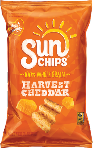 Sunchips® Harvest Cheddar® Flavored Multigrain Snacks - Garden Salsa Sun Chips - Free Transparent PNG Clipart Images Download. - Transparent PNG Free Download