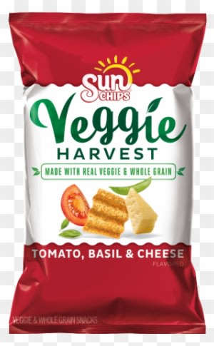 Sunchips® Veggie Harvest Tomato, Basil & Cheese Flavored - Sun Chips Tomato Basil Cheese - Free Transparent PNG Clipart Images Download. - Transparent PNG Free Download