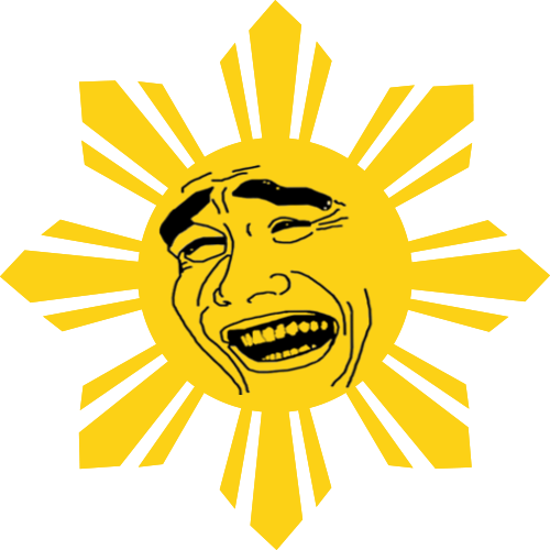 Philippines Yellow Clip Art - Three Stars And A Sun - Free Transparent PNG Clipart Images Download. - Transparent PNG Free Download