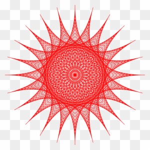 Art Symbol 60 Degrees - Sun Ray Designs - Free Transparent PNG Clipart Images Download. - Transparent PNG Free Download