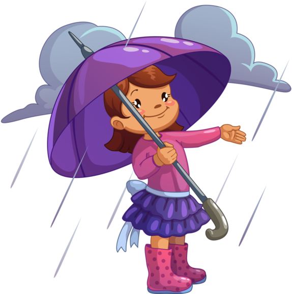 Rainy Day Clipart Png - Sun Or Rain: Weather Throughout The Year Coloring Book - Free Transparent PNG Clipart Images Download. - Transparent PNG Free Download