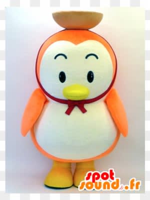 Orange And White Penguin Mascot - Hapisu New Spotsound Masot Yuru-chara Sun - Free Transparent PNG Clipart Images Download. - Transparent PNG Free Download