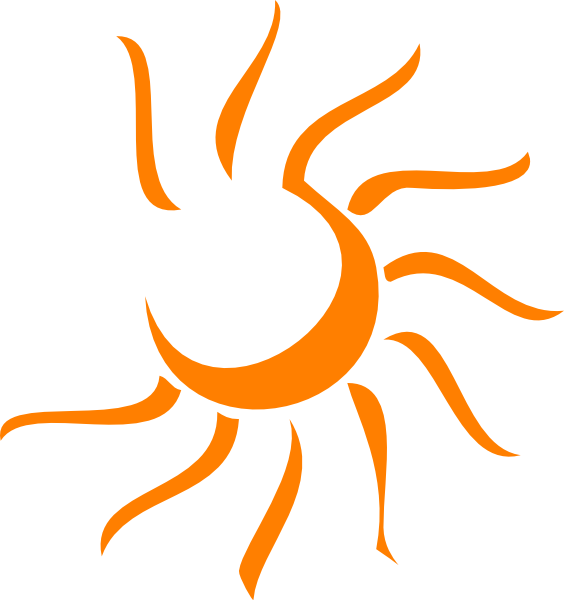 Orange Sun - Free Transparent PNG Clipart Images Download. - Transparent PNG Free Download