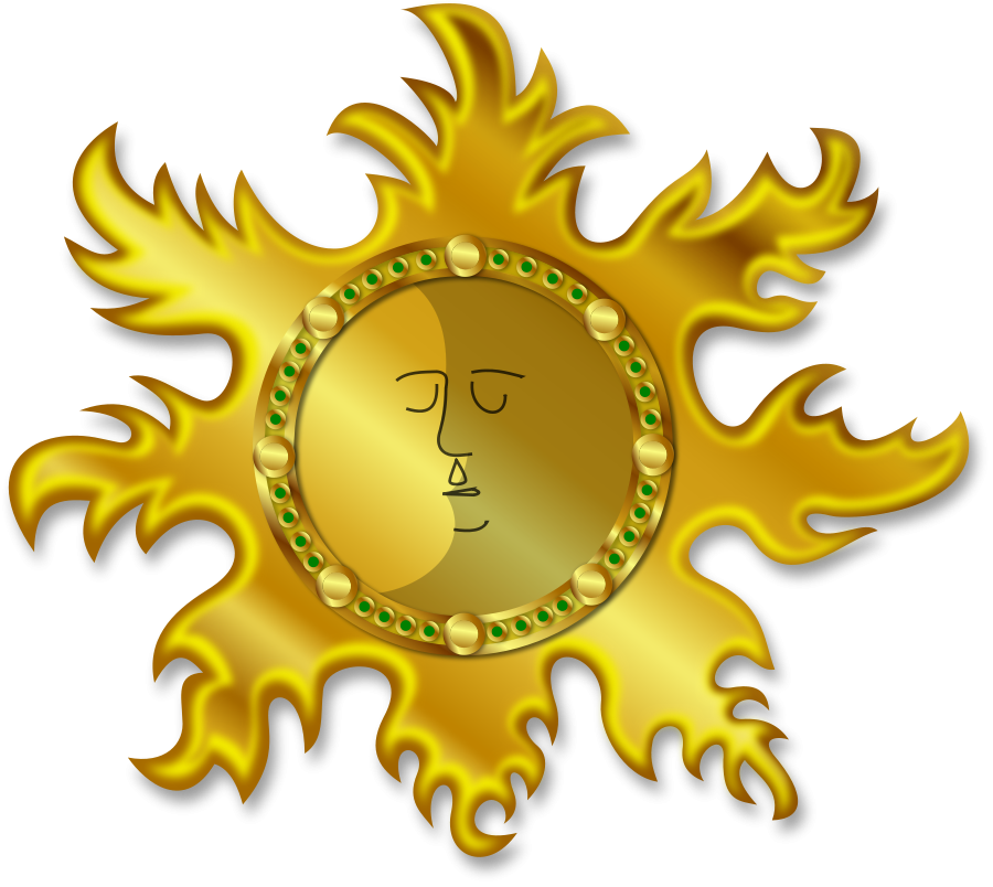 Sun And Moon Clipart Vector Clip Art Online Royalty - Sun And Moon Clipart Png - Free Transparent PNG Clipart Images Download. - Transparent PNG Free Download