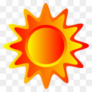Red, Orange And Yellow Sun Vector Drawing - Orange Sun Clip Art - Free Transparent PNG Clipart Images Download. - Transparent PNG Free Download