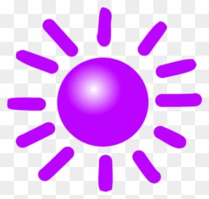Sun Symbol Weather Clipart - Purple Sun Clip Art - Free Transparent PNG Clipart Images Download. - Transparent PNG Free Download