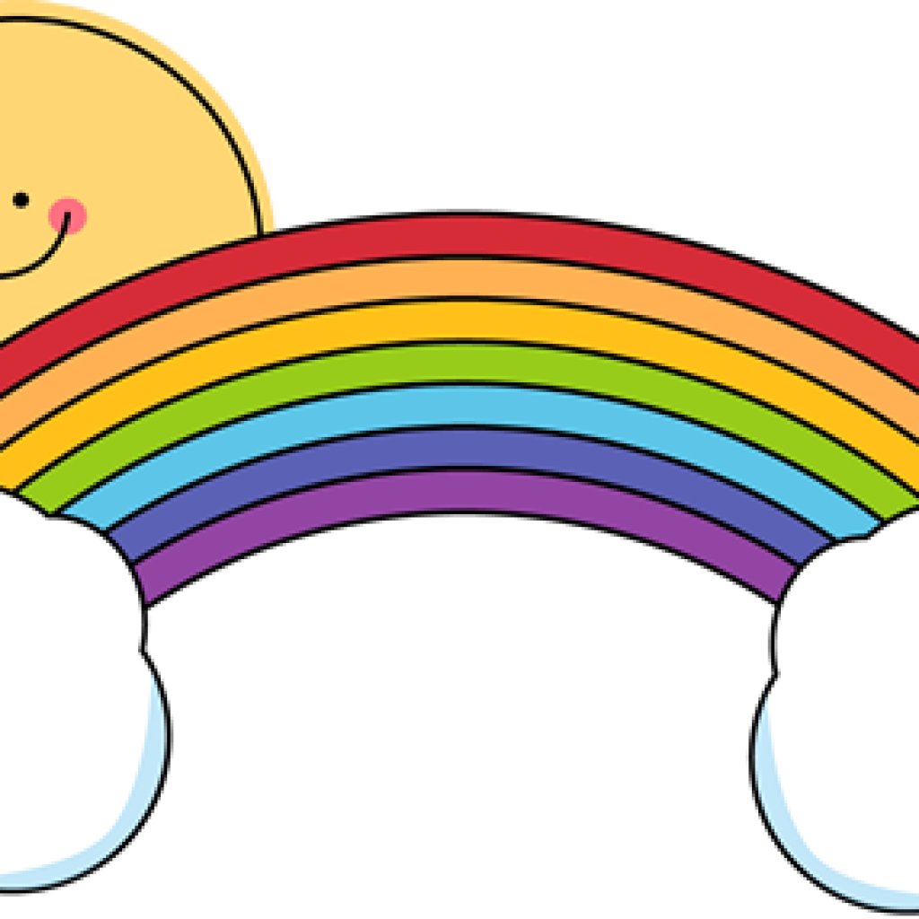 Rainbow Clipart Free Rainbow Clip Art Rainbow Images - Cartoon Sun And Rainbow Png - Free Transparent PNG Clipart Images Download. - Transparent PNG Free Download