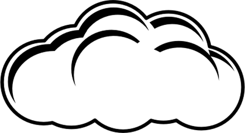 Clipart Of Cloudy, Cloud And Grey - Sun And Cloud Coloring Pages - Free Transparent PNG Clipart Images Download. - Transparent PNG Free Download