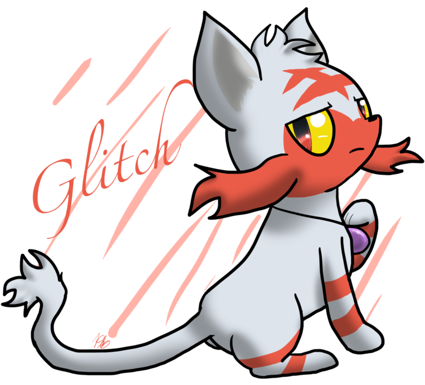 Glitch The Shiny Litten By Poppywolfmoon - Sun Cute Shiny Litten - Free Transparent PNG Clipart Images Download. - Transparent PNG Free Download