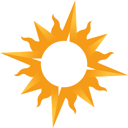 Sol Rebel Solar Compas - Stencil Of A Sun - Free Transparent PNG Clipart Images Download. - Transparent PNG Free Download
