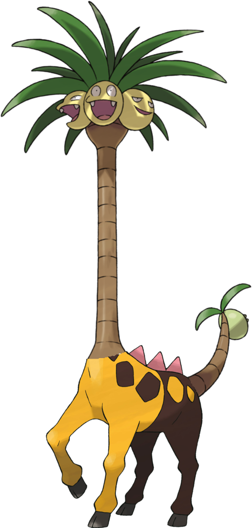 Pokémon Sun And Moon Giraffe Mammal Giraffidae Fauna - Exeggcute Evolution Sun And Moon - Free Transparent PNG Clipart Images Download. - Transparent PNG Free Download