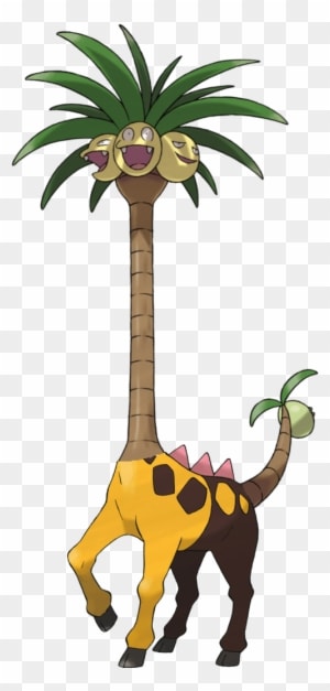 Pokémon Sun And Moon Giraffe Mammal Giraffidae Fauna - Exeggcute Evolution Sun And Moon - Free Transparent PNG Clipart Images Download. - Transparent PNG Free Download