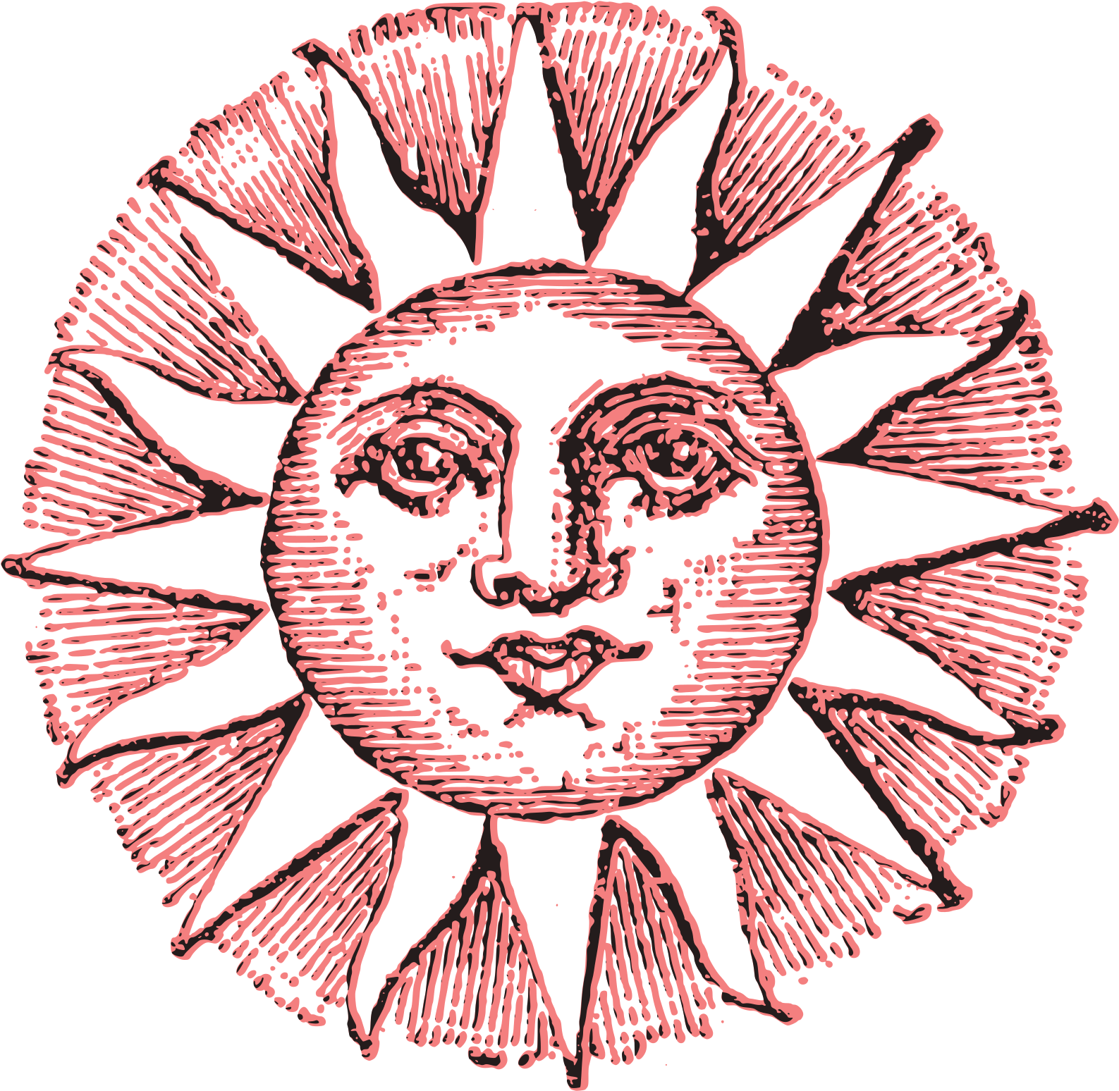 Vintage Sun - Vintage Moon And Sun - Free Transparent PNG Clipart Images Download. - Transparent PNG Free Download