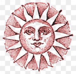 Vintage Sun - Vintage Moon And Sun - Free Transparent PNG Clipart Images Download. - Transparent PNG Free Download