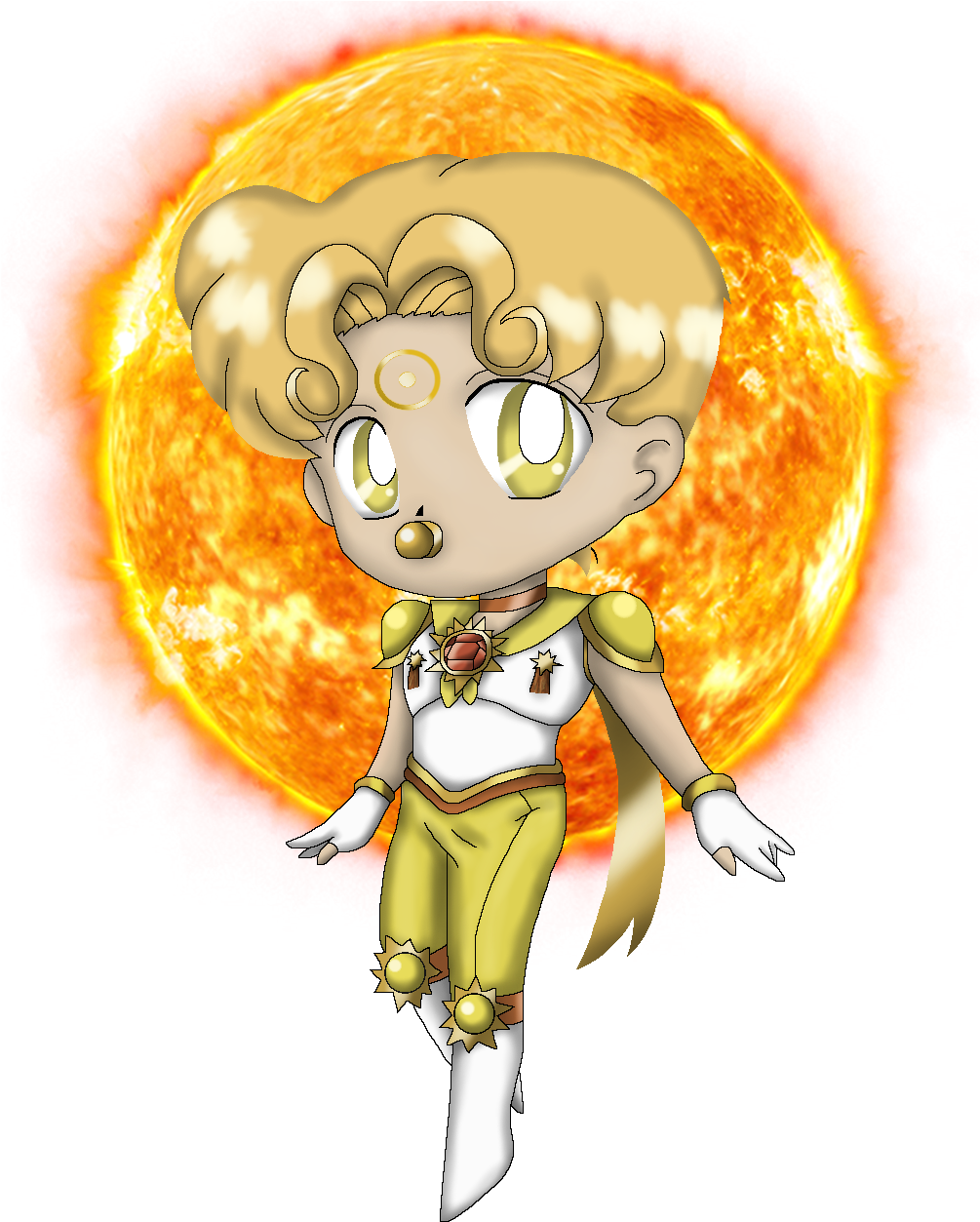 Sailor Chibi Chibi Sun - Sailor Chibi Sun - Free Transparent PNG Clipart Images Download. - Transparent PNG Free Download