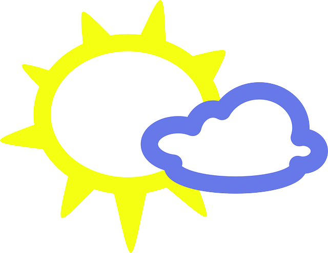 Overclouded Sunny, Cloudy, Sun, Cloud, Overcast, Overclouded - Weather Symbols Sun - Free Transparent PNG Clipart Images Download. - Transparent PNG Free Download