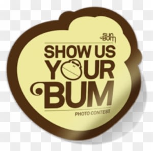 Show Us Your Bum - Sun Bum Stickers - Free Transparent PNG Clipart Images Download. - Transparent PNG Free Download