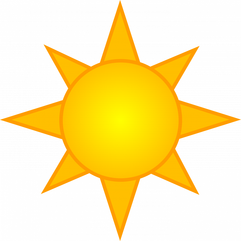 Sun Clipart Transparent Background Free Download - Simple Sun Clipart - Free Transparent PNG Clipart Images Download. - Transparent PNG Free Download