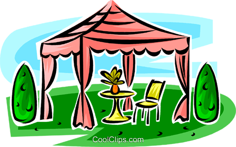 Gazebo Royalty Free Vector Clip Art Illustration - Sun Shade Canopy Clipart - Free Transparent PNG Clipart Images Download. - Transparent PNG Free Download