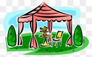 Gazebo Royalty Free Vector Clip Art Illustration - Sun Shade Canopy Clipart - Free Transparent PNG Clipart Images Download. - Transparent PNG Free Download