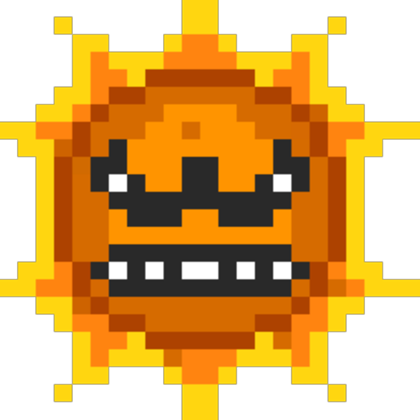 Super Mario 3 Angry Sun - Angry Sun From Mario - Free Transparent PNG Clipart Images Download. - Transparent PNG Free Download