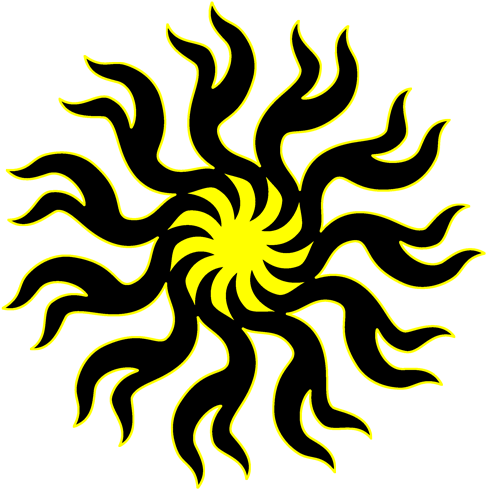 Sunlight Clipart Tribal - Tribal Sun Tattoo Designs - Free Transparent PNG Clipart Images Download. - Transparent PNG Free Download
