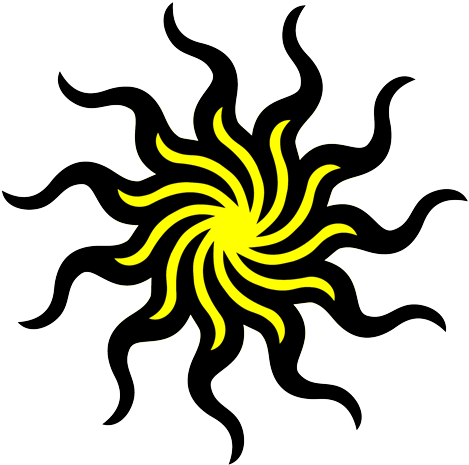 Sunlight Clipart Tribal - Tribal Sun Tattoos - Free Transparent PNG Clipart Images Download. - Transparent PNG Free Download