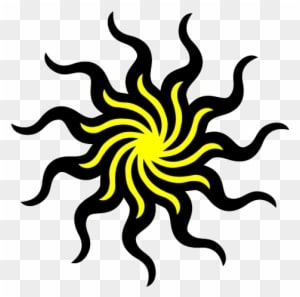 Sunlight Clipart Tribal - Tribal Sun Tattoos - Free Transparent PNG Clipart Images Download. - Transparent PNG Free Download