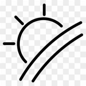 Sunny Day Weather Symbol With Rainbow Vector - Hidden Dangers To Your Skin In Sun - Free Transparent PNG Clipart Images Download. - Transparent PNG Free Download