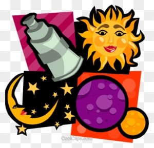 Astrology Sun, Moon, Stars, Telescope Royalty Free - My Journey With The Sun Rising - Free Transparent PNG Clipart Images Download. - Transparent PNG Free Download