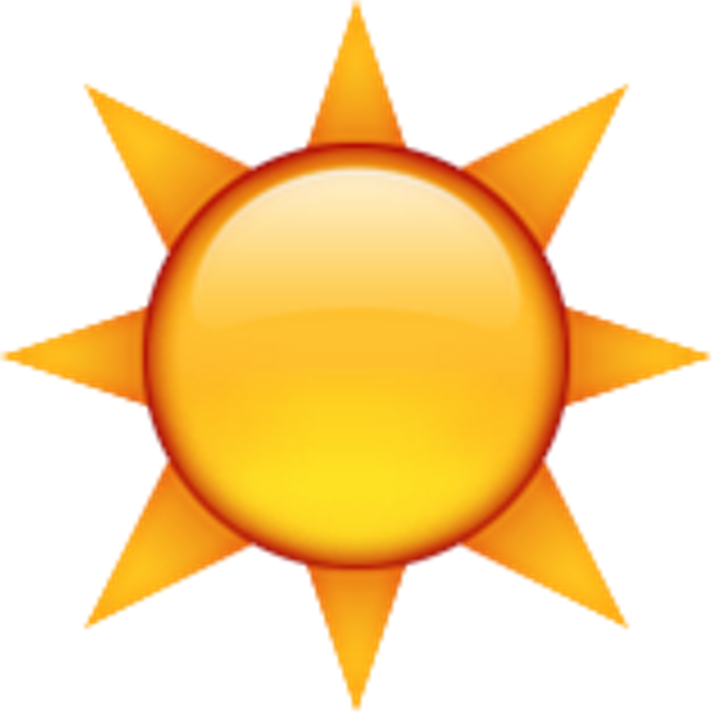 Sun Yellow Emoji - Clip Art Sun - Free Transparent PNG Clipart Images Download. - Transparent PNG Free Download