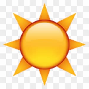 Sun Yellow Emoji - Clip Art Sun - Free Transparent PNG Clipart Images Download. - Transparent PNG Free Download