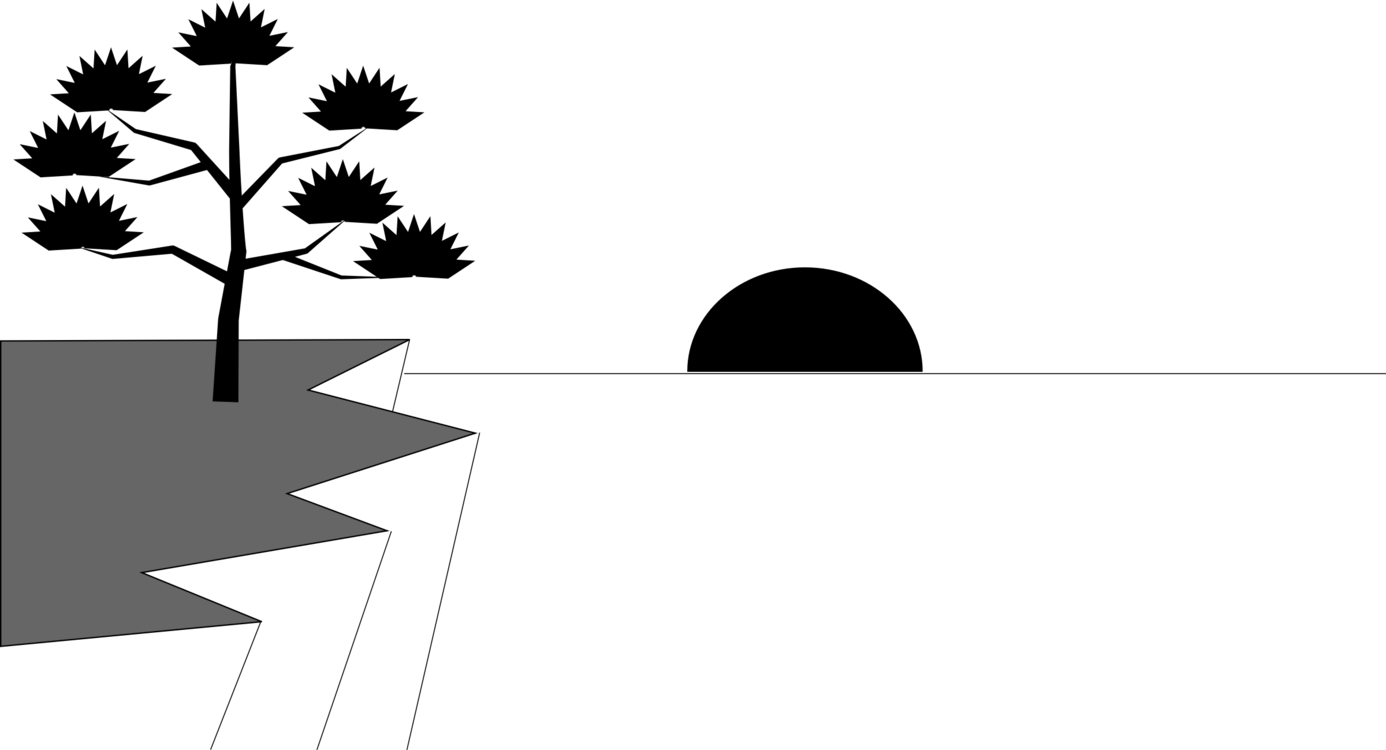 Background Clipart - Sun Set Black And White - Free Transparent PNG Clipart Images Download. - Transparent PNG Free Download