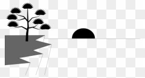 Background Clipart - Sun Set Black And White - Free Transparent PNG Clipart Images Download. - Transparent PNG Free Download