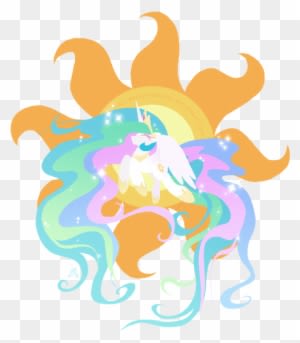 All Hail The Mighty Sun Goddess Go And Behold The Birth - Princess Celestia With The Sun - Free Transparent PNG Clipart Images Download. - Transparent PNG Free Download