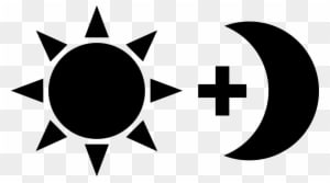 Png Free Library Day And Night Clipart Black And White - Grey Sun Icon Png - Free Transparent PNG Clipart Images Download. - Transparent PNG Free Download