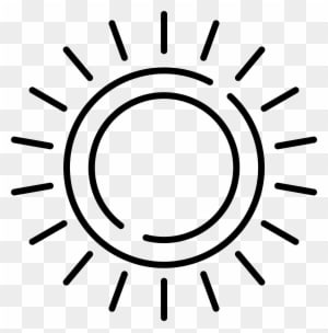 Heat Containment - Sun Pictogram - Free Transparent PNG Clipart Images Download. - Transparent PNG Free Download