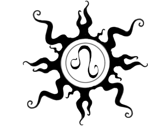 Zodiac Tattoos Png Image - Leo Sun Sign Tattoo - Free Transparent PNG Clipart Images Download. - Transparent PNG Free Download