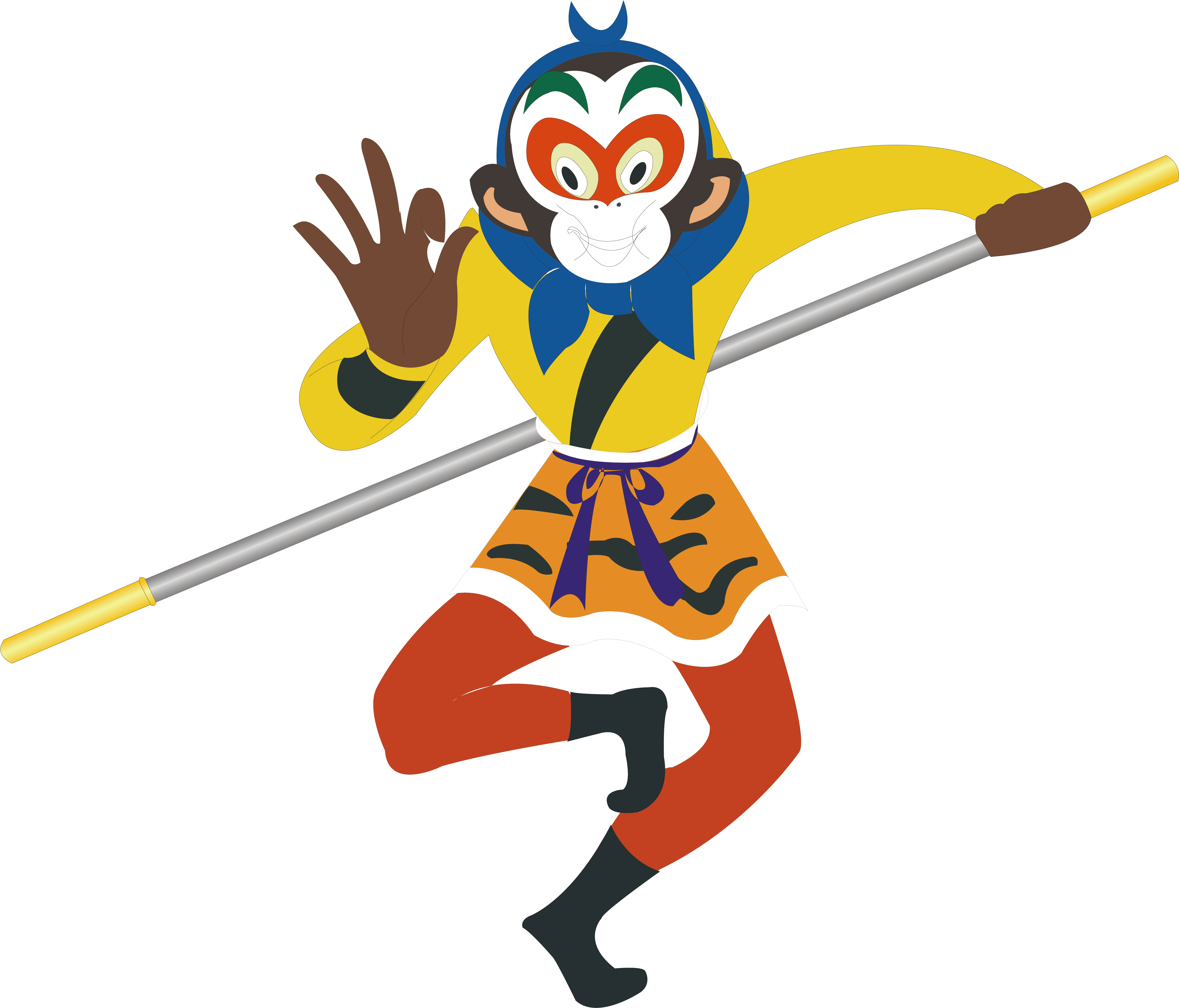 Sun Wukong Clipart - Sun Wu Kong Animation - Free Transparent PNG Clipart Images Download. - Transparent PNG Free Download