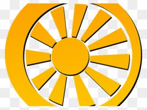 Wheel Clipart Sketch - Sun Clip Art - Free Transparent PNG Clipart Images Download. - Transparent PNG Free Download