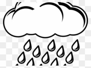 Rain Clipart Outline - Sun And Clouds Clipart Black And White - Free Transparent PNG Clipart Images Download. - Transparent PNG Free Download
