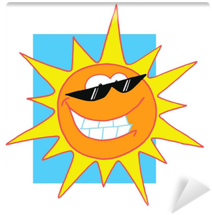 Grinning Sun Wearing Shades, Shining In A Blue Sky - Sun Clipart - Free Transparent PNG Clipart Images Download. - Transparent PNG Free Download