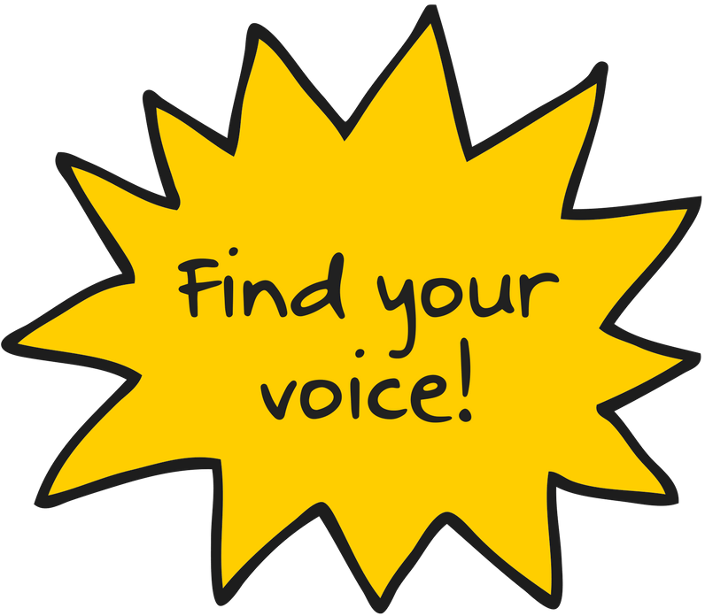 Find Your Voice - Clip Art Sun Clipart Black And White Png - Free Transparent PNG Clipart Images Download. - Transparent PNG Free Download