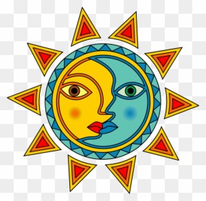 Friday Fiesta - Sun And Moon South America - Free Transparent PNG Clipart Images Download. - Transparent PNG Free Download