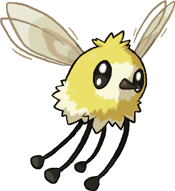 Cutiefly New Pokemon Sun And Moon By Tzblacktd - Pokémon Sun And Moon - Free Transparent PNG Clipart Images Download. - Transparent PNG Free Download